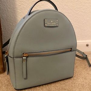 Small Kate Spade light blue backpack